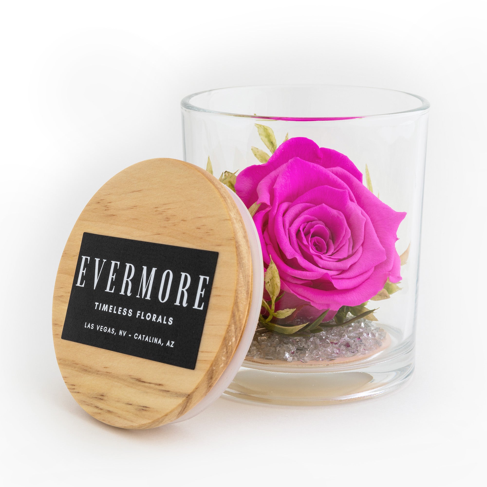 The Evermore Preserved Pink Rose Keepsake Gift Jar - The Evermore Rose